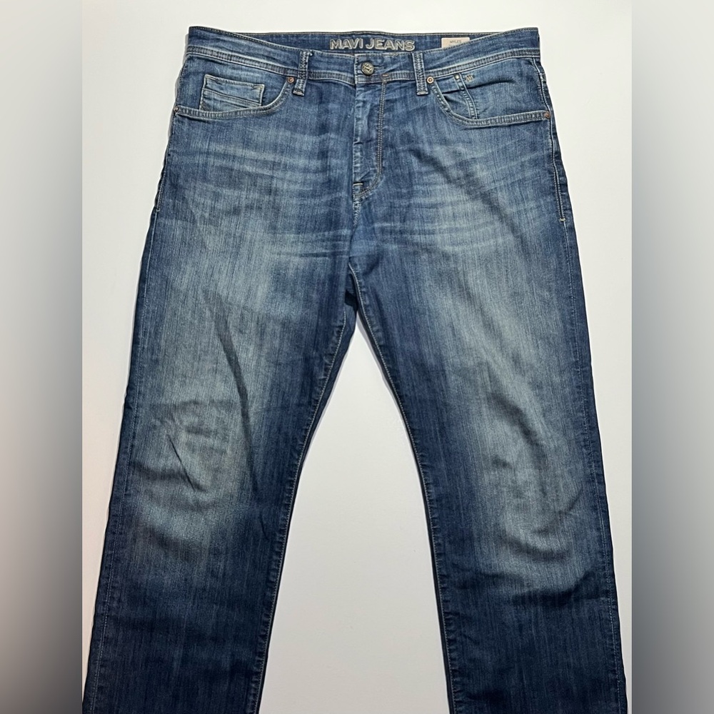 Men’s Mavi Blue Jeans, Myles Straight Leg, 36x34